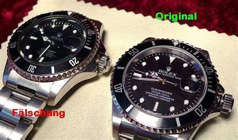 rolex submariner krone im glas|rolex fälschung vergleich.